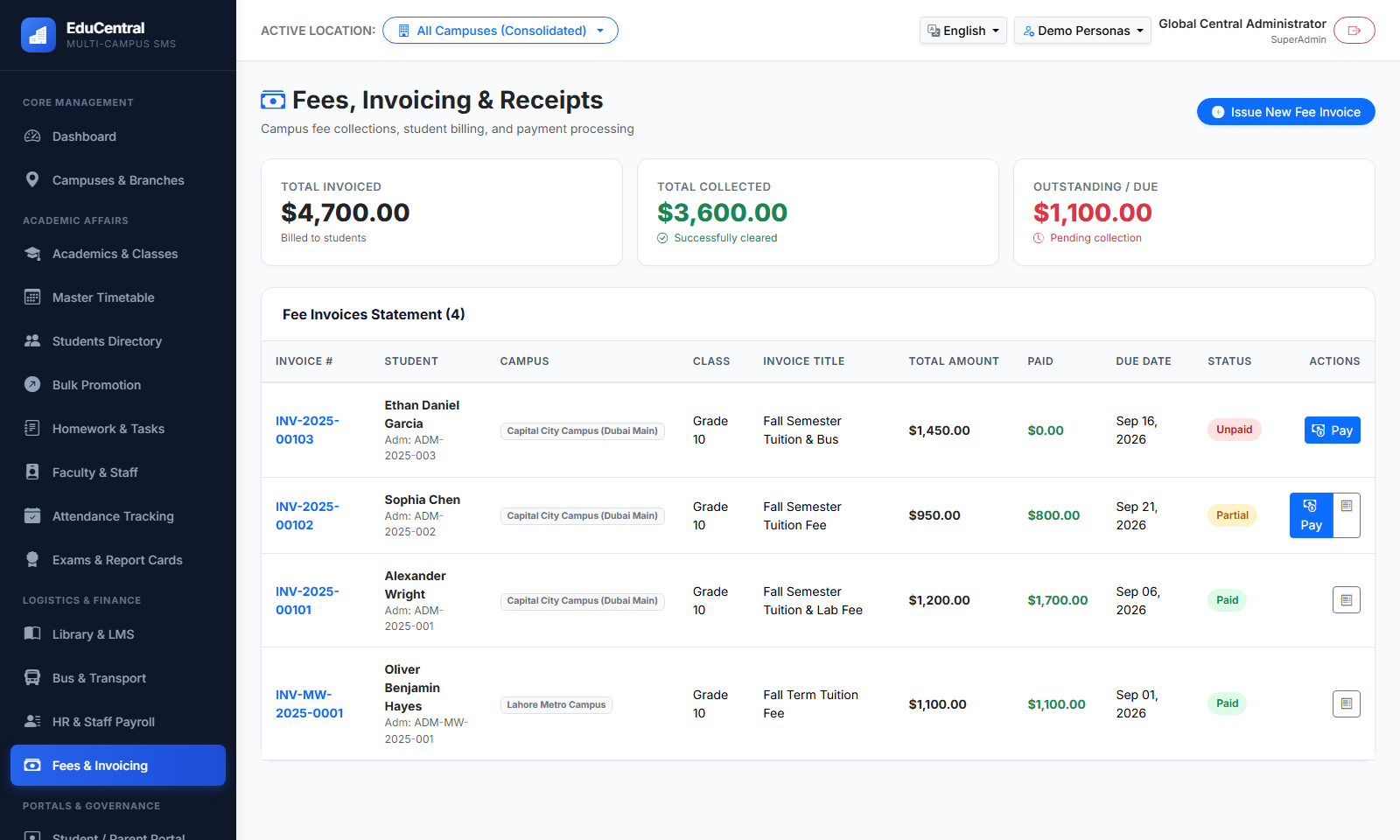 Eliminating School Fee Defaulters: Multi-Gateway Online Billing & WhatsApp Reminders